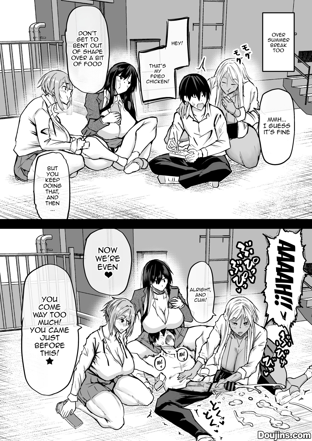Hentai Manga Comic-The Huge Tittied Gals That Suck Everything Out Of Me-Read-26
